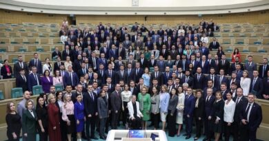 Заседание Палаты молодых законодателей при Совете Федерации РФ
